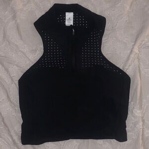 LULULEMON Enlite Black Zip Front High Support Sports Bra